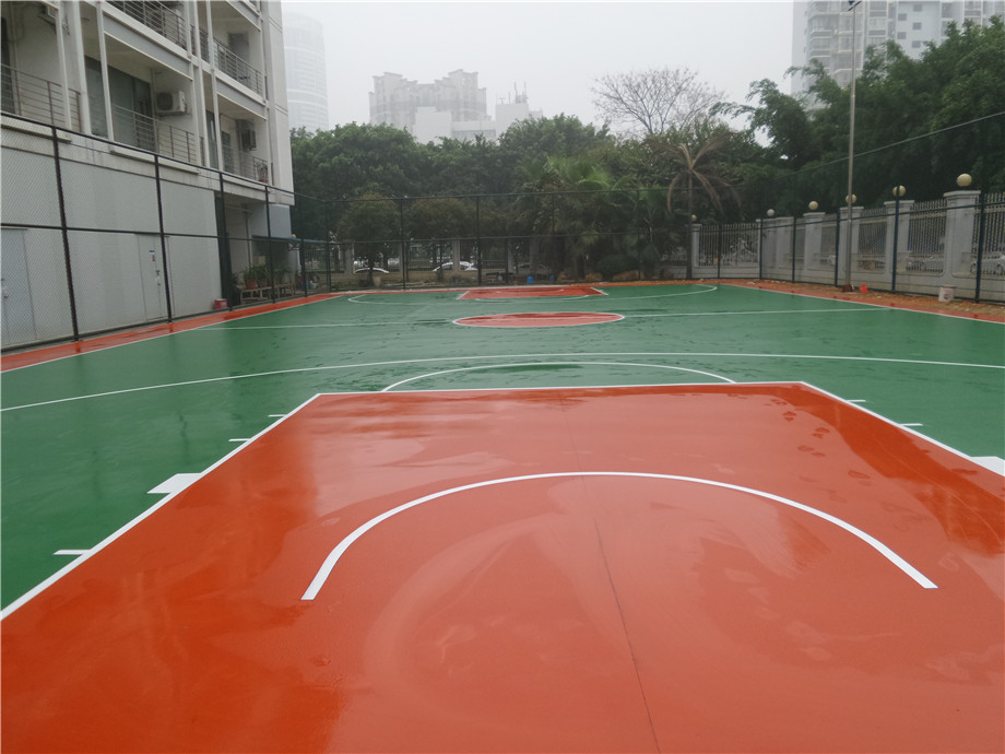 柳州電網(wǎng)硅PU籃球場(chǎng)