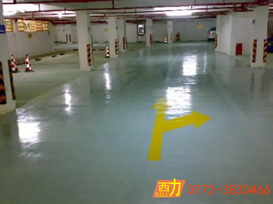 華林君邸一期車(chē)庫環(huán)氧地坪
